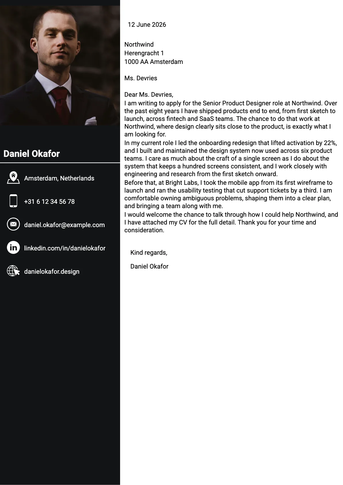 Lucerne cover letter template
